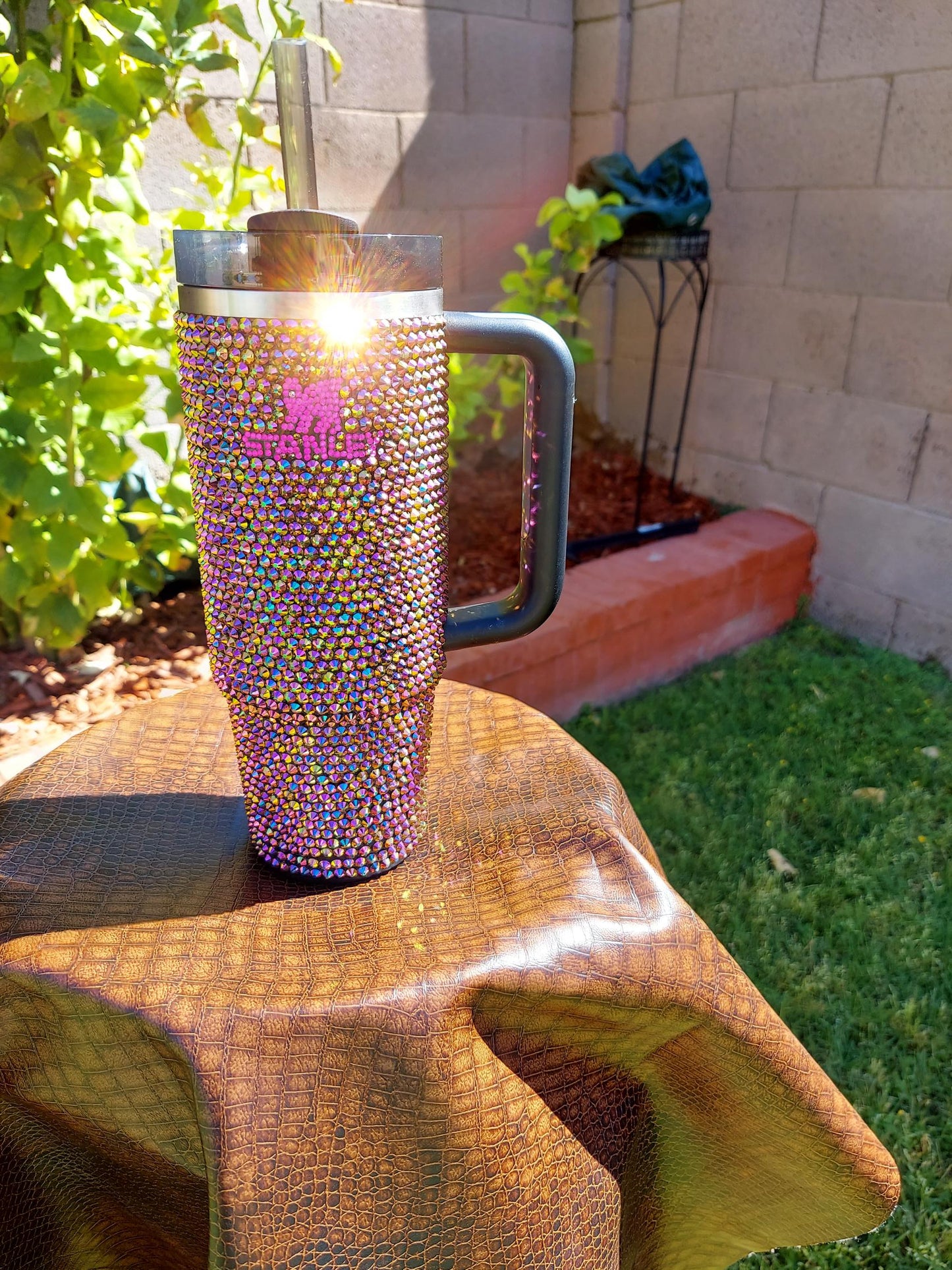 Rainbow Gold Stanley Tumbler