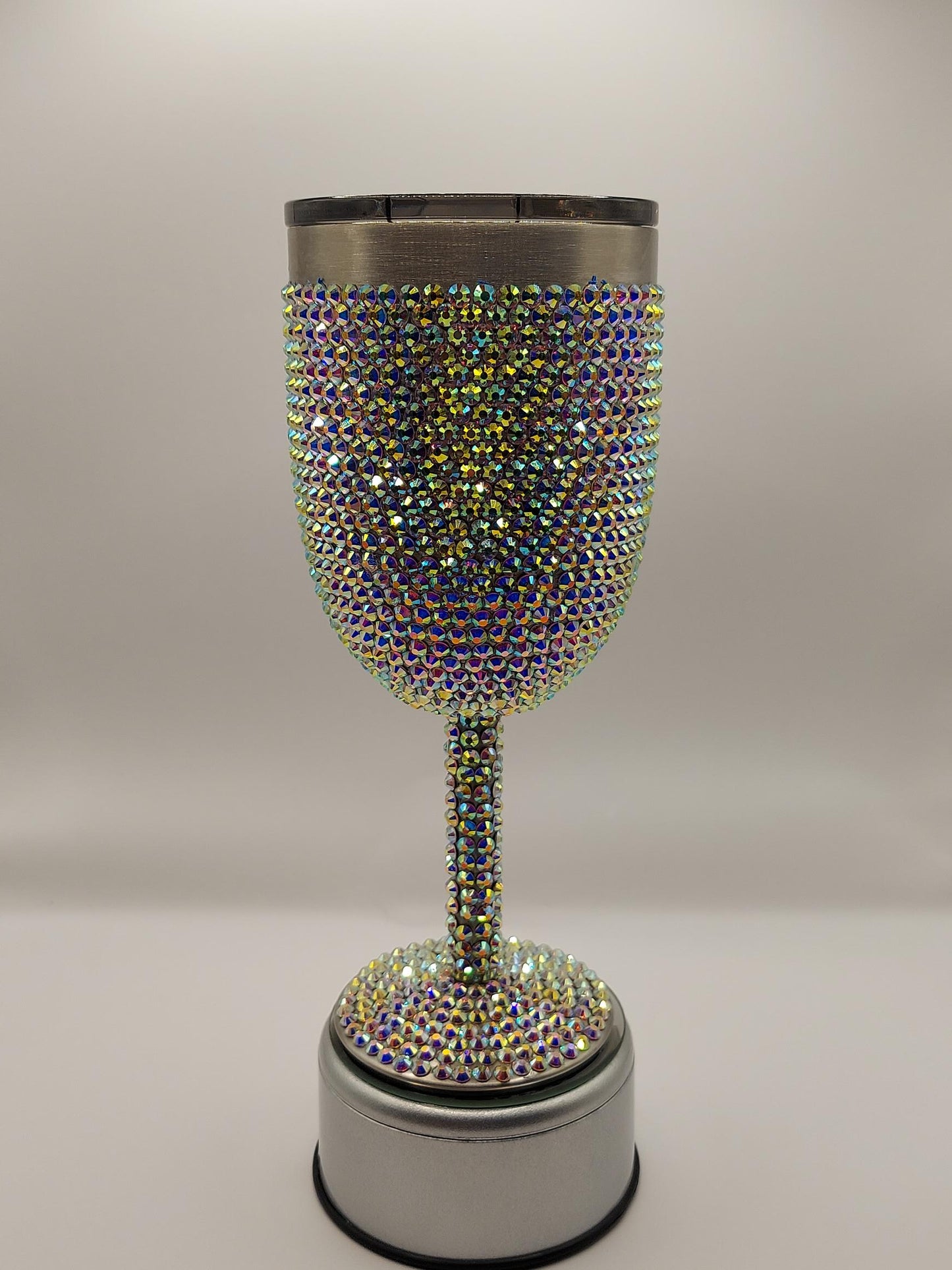 10oz Rhinestone Wine Glass