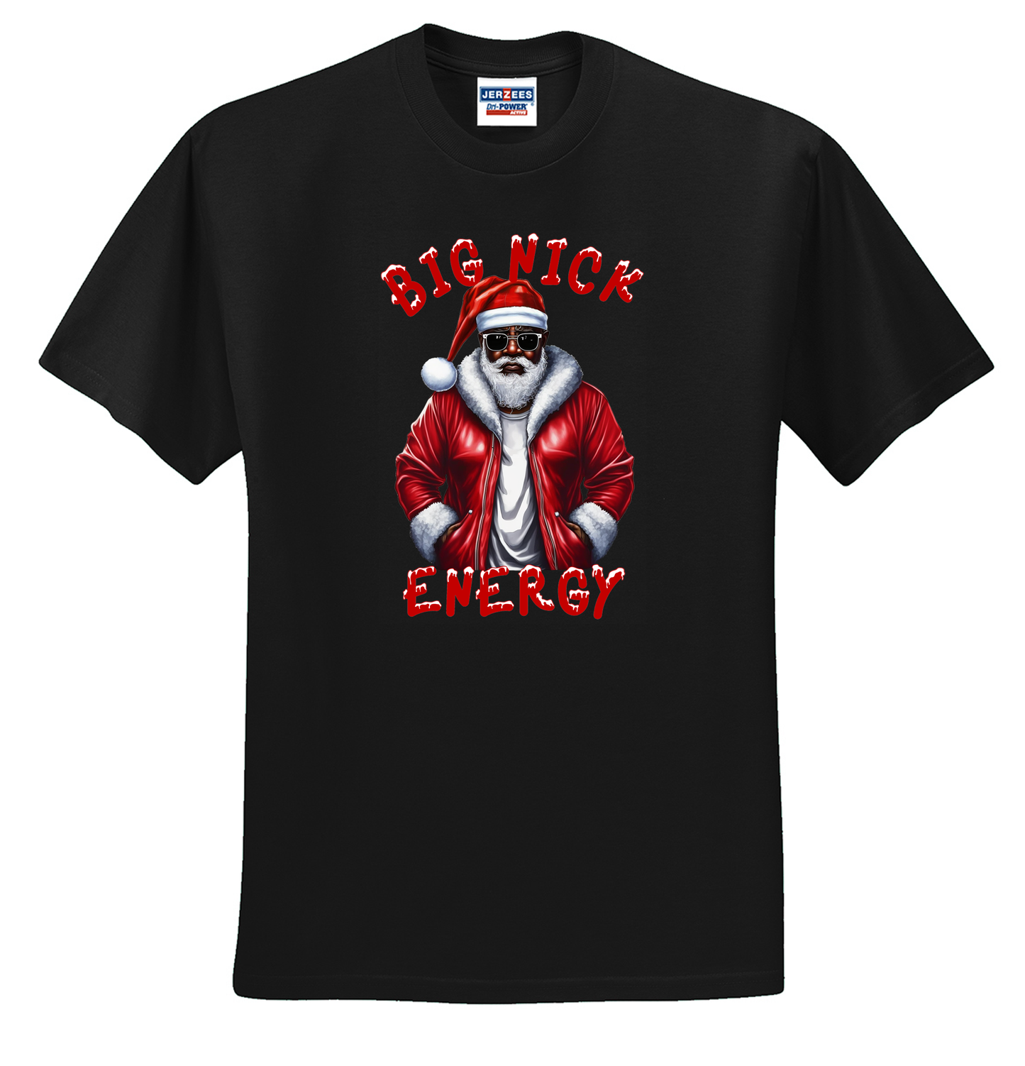 Black Santa T-shirt