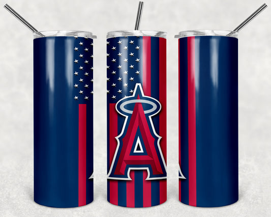 Los Angles Angeles Baseball Tumbler